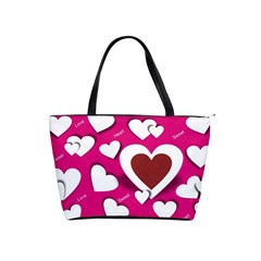 Valentine Hearts  Large Shoulder Bag by Colorfulart23