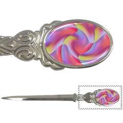 Colored Swirls Letter Opener