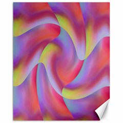 Colored Swirls Canvas 16  X 20  (unframed) by Colorfulart23