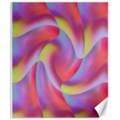 Colored Swirls Canvas 20  X 24  (unframed) by Colorfulart23