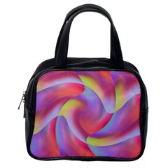 Colored Swirls Classic Handbag (one Side)