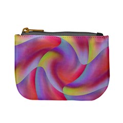 Colored Swirls Coin Change Purse