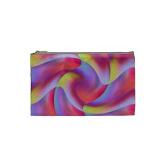 Colored Swirls Cosmetic Bag (small)