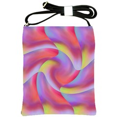 Colored Swirls Shoulder Sling Bag