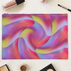 Colored Swirls Cosmetic Bag (xxl)