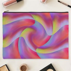 Colored Swirls Cosmetic Bag (xxxl)