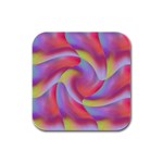 Colored Swirls Drink Coasters 4 Pack (Square) Front