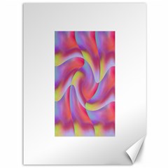 Colored Swirls Canvas 36  X 48  (unframed) by Colorfulart23