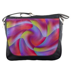 Colored Swirls Messenger Bag