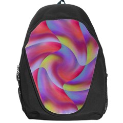 Colored Swirls Backpack Bag