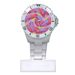 Colored Swirls Nurses Watch