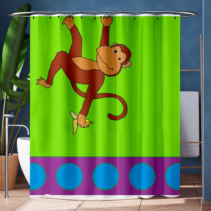 Hang ng Shower Curtain 60  x 72  (Medium)