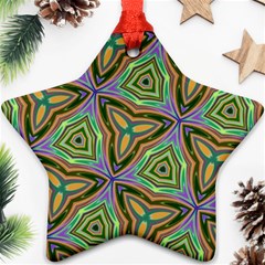 Elegant Retro Art Star Ornament