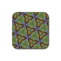 Elegant Retro Art Drink Coaster (square) by Colorfulart23