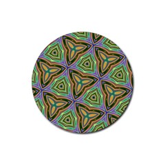 Elegant Retro Art Drink Coaster (round) by Colorfulart23