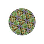 Elegant Retro Art Magnet 3  (Round) Front