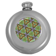 Elegant Retro Art Hip Flask (round)