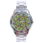 Elegant Retro Art Stainless Steel Watch Front