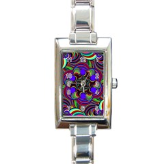 Sw Rectangular Italian Charm Watch