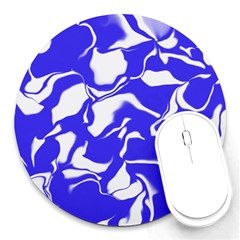 Swirl 8  Mouse Pad (round)