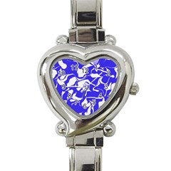 Swirl Heart Italian Charm Watch 