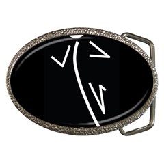 Cowcow Soccer Belt Buckle (oval)