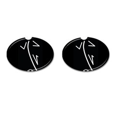 Cowcow Soccer Cufflinks (oval)