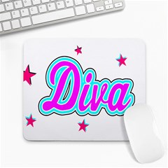  Pink Diva Large Mouse Pad (rectangle)