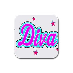  Pink Diva Drink Coasters 4 Pack (square)