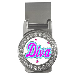  Pink Diva Money Clip (cz)