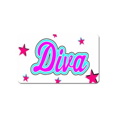  Pink Diva Magnet (name Card)