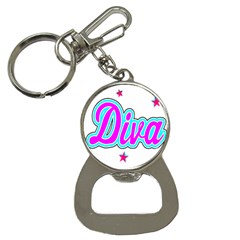  Pink Diva Bottle Opener Key Chain