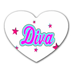  Pink Diva Mouse Pad (heart)