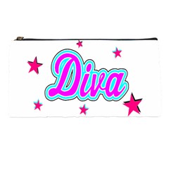  Pink Diva Pencil Case by Colorfulart23