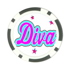  Pink Diva Poker Chip (10 Pack)