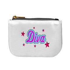  Pink Diva Coin Change Purse by Colorfulart23