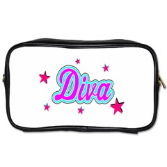  Pink Diva Travel Toiletry Bag (two Sides)