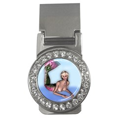 Mermaid On The Beach Money Clip (cz) by goldenjackal