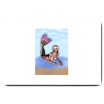 Mermaid on the beach Large Door Mat 30 x20  Door Mat