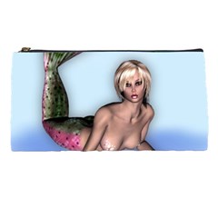 Mermaid On The Beach Pencil Case by goldenjackal