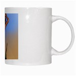 Sexy Mermaid On Beach White Coffee Mug Right