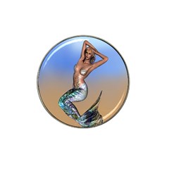 Sexy Mermaid On Beach Golf Ball Marker 4 Pack (for Hat Clip) by goldenjackal