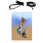 Sexy Mermaid On Beach Shoulder Sling Bag Front