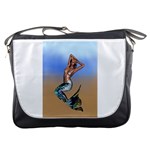 Sexy Mermaid On Beach Messenger Bag Front