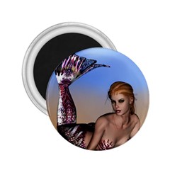 Mermaid On The Beach  2 25  Button Magnet by goldenjackal