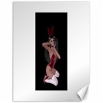 Miss Bunny In Red Lingerie Canvas 18  x 24  (Unframed) 17.8 x23.08  Canvas - 1