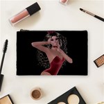 Miss Bunny In Red Lingerie Cosmetic Bag (Medium) Front