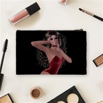 Miss Bunny In Red Lingerie Cosmetic Bag (Medium) Back