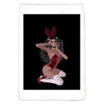 Miss Bunny In Red Lingerie Removable Flap Cover (Large) Front