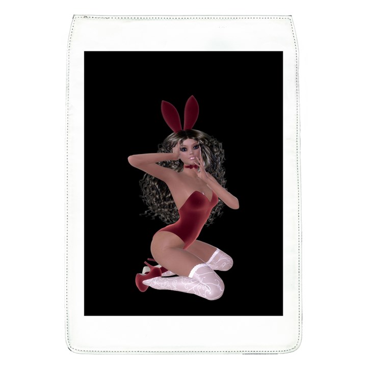 Miss Bunny In Red Lingerie Removable Flap Cover (Large)